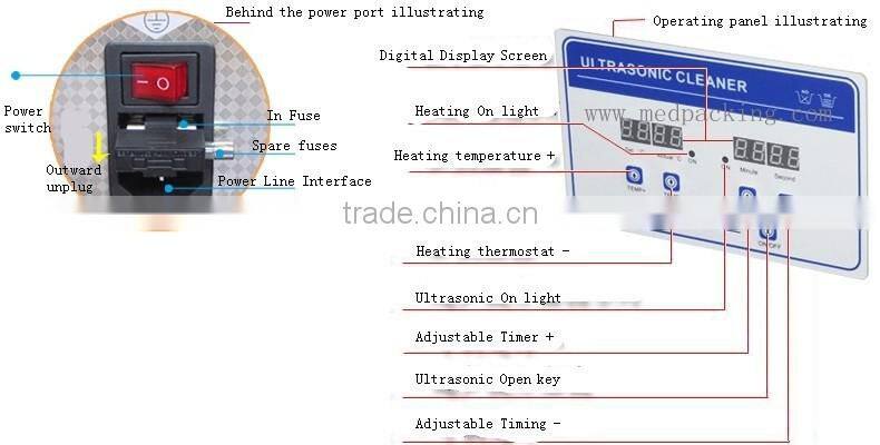 Ultrasonic cleaner JP-031S 180W Jie Union Dental laboratory hardware circuit board cleaner 6.5L
