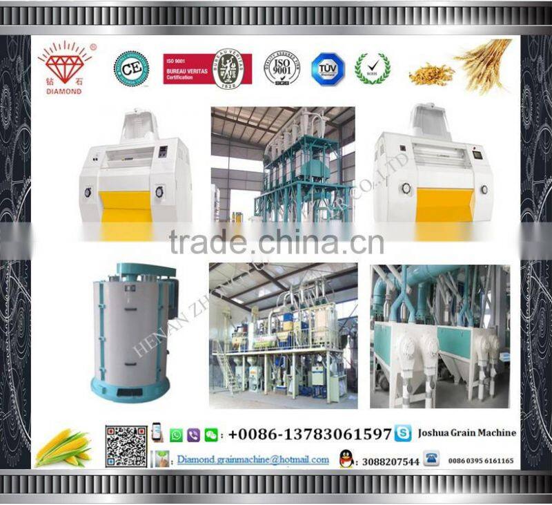 Complete set Corn processing machines Wheat flour milling machine