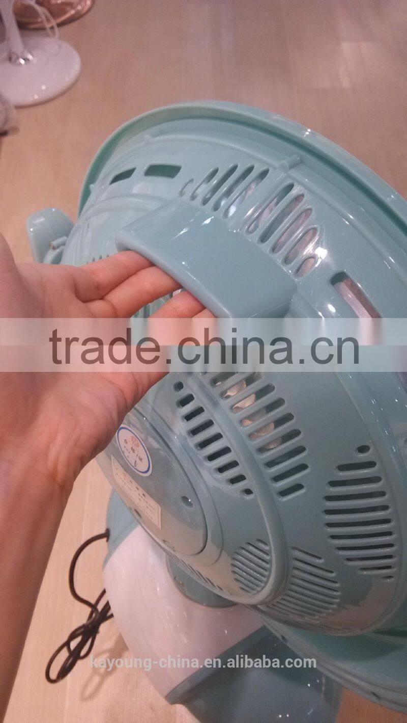 2015 new design electric heater fan with wide angle oscillation