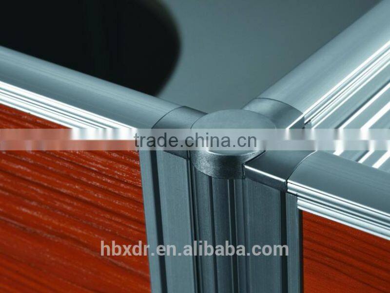 hot sale 2017 professional manufacturer aluminum office high& low partition profile desk workstation partition