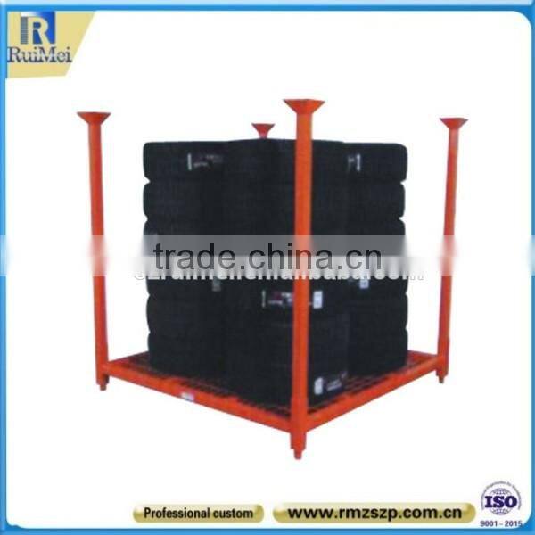 Heavy Duty Floor-Standing Metal Tire Storage Stand Holder