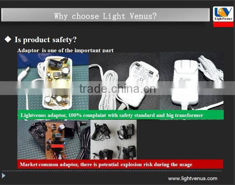 China made plastice rechargeable led bottle holder for champagne, martini, margarita...