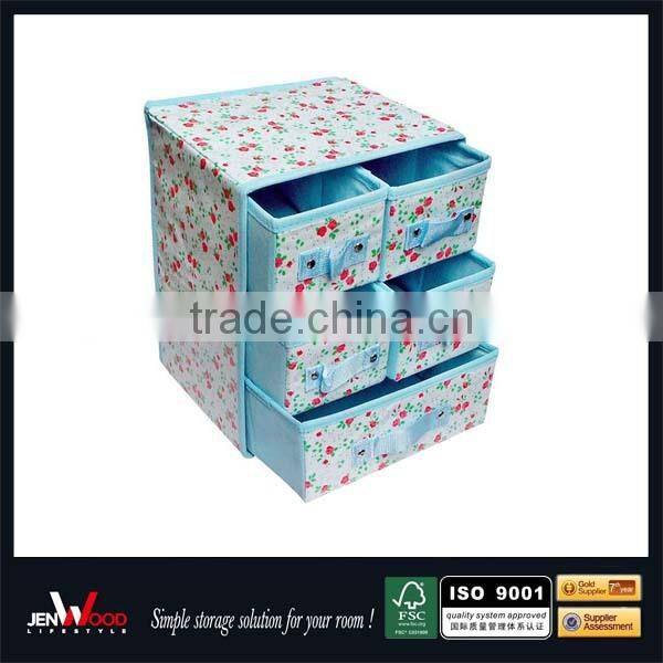 Storage box with open front