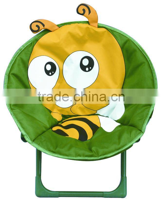 foldable portable cartoon kid moon chair