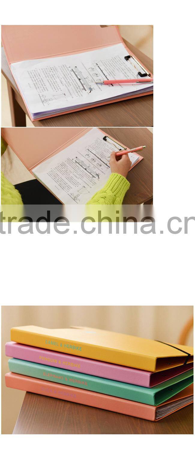 WJ026 A4 office use logo items print custom File Folder wholesale