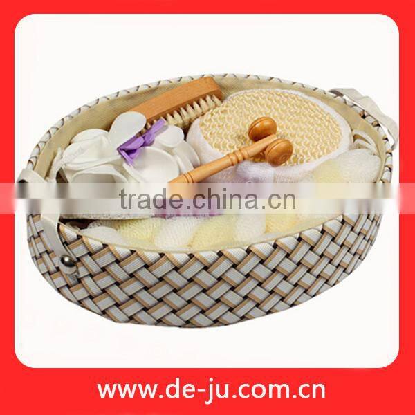 Spa Accessories Ratan Basket Bath Set