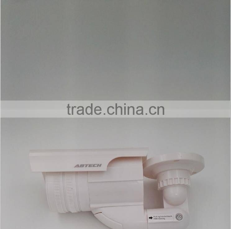 Hot-selling Fake Realistic Look Real Dummy Speed IR Camera, Fake Wireless Security CCTV Camera With LED Flashing Red Light