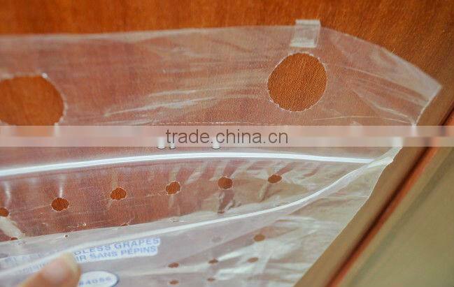 PP Portable Fruit Packing Bag With Perforation And Hanger Hole