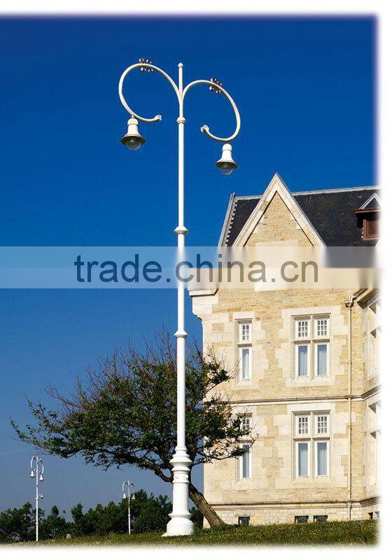 outdoor street cast iron ornamental lamp post