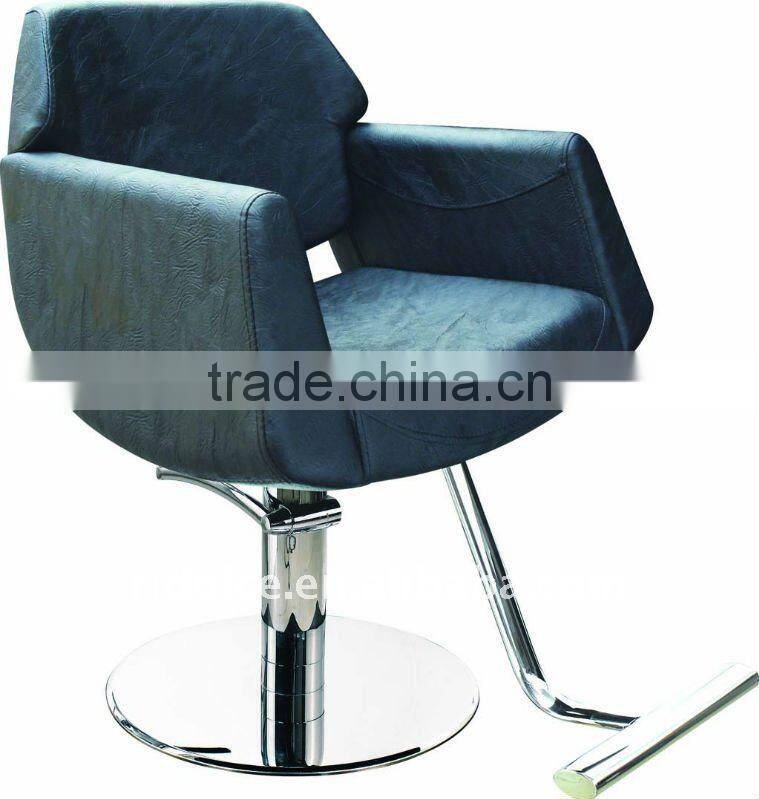 Round Base Modern Hydraulic barber chair hair cutting chairs with pedal wholesale barber supplies F-H90