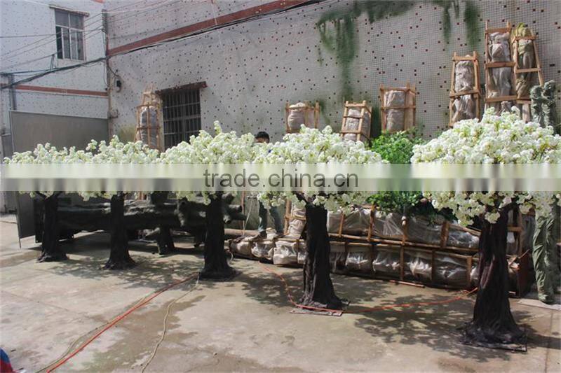 fiberglass trunk wedding romantic decor artificial silk flower cherry blossom tree