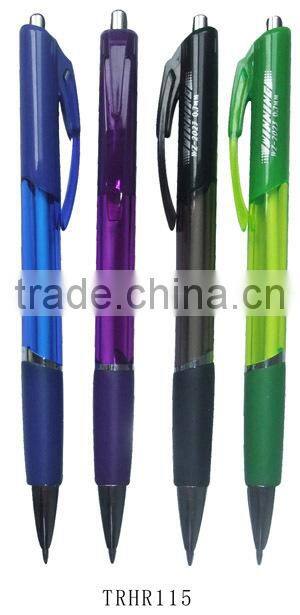 Promotional plastic mechanism ball pen