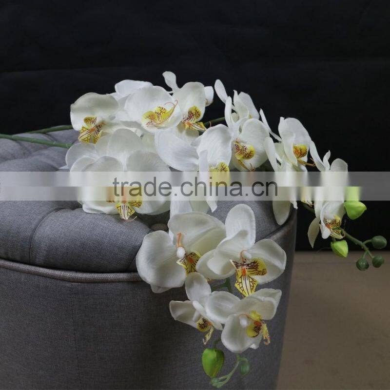 105cm long silk white orchid flowers