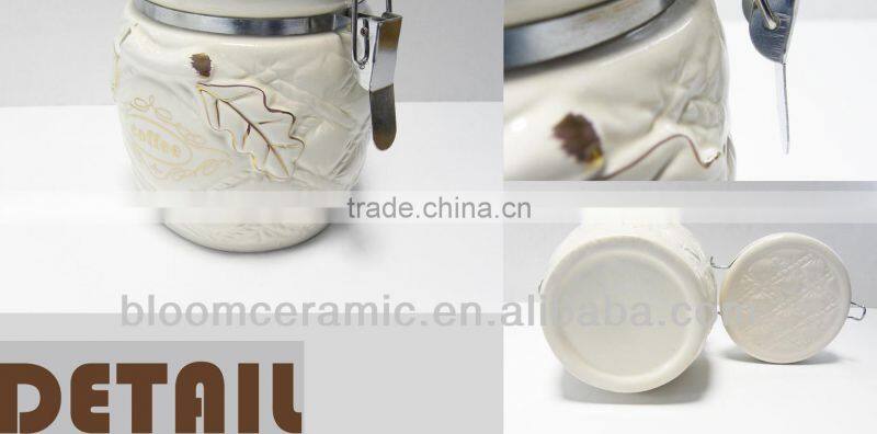 Ceramic sealed canister set