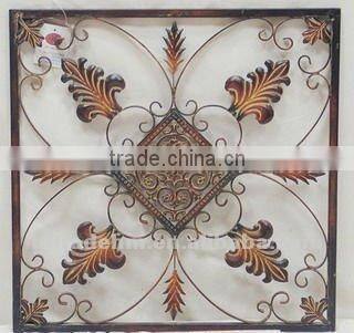 luxury metal wall decoration for home