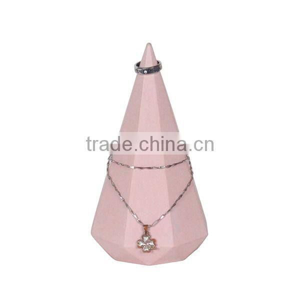 Eco-friendly horse head marble like concrete store Jewelry Display Pendant Rack holder for shopping mall