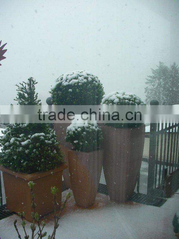 fiberglass flower pot cube gardening flower planters