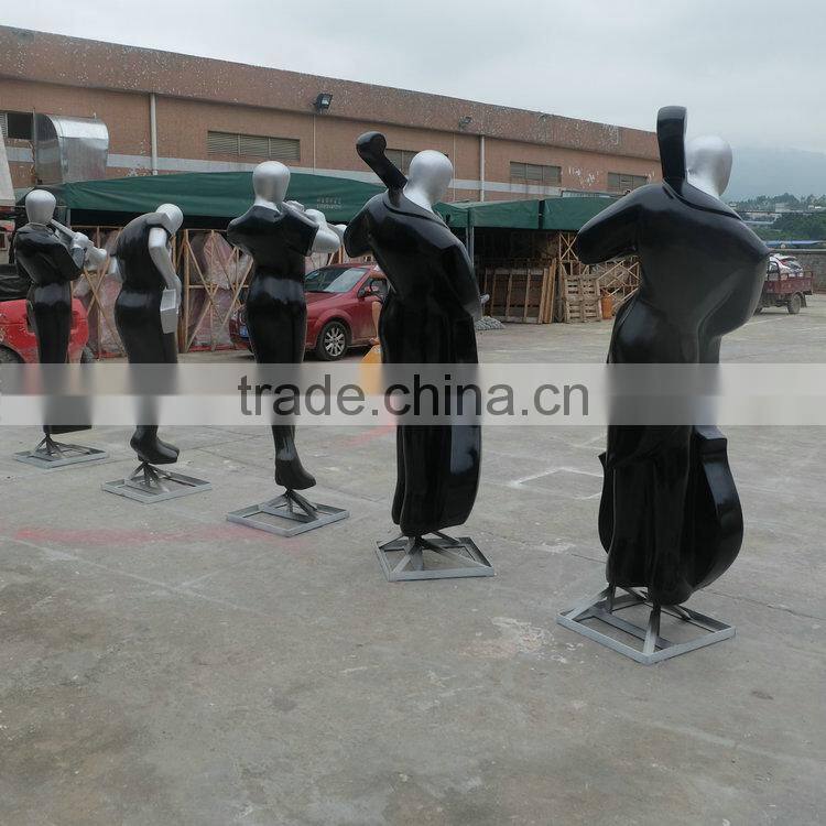 Fiberglass band character sculpture