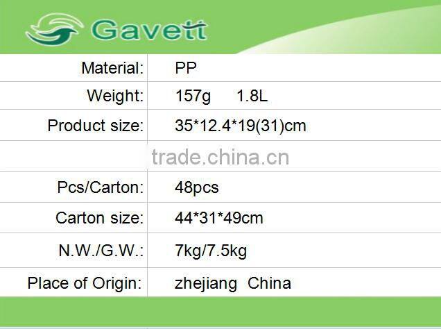 wholesale Plastic colorful 1.8L watering can for garden