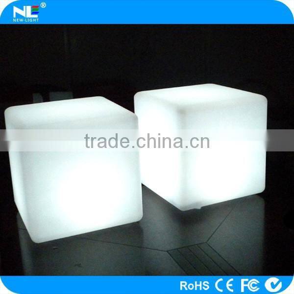 LED Cube Light, Rechargeable and Cordless Decorative Light with 16 RGB Colors and Remote Control, 16-Inch Cube