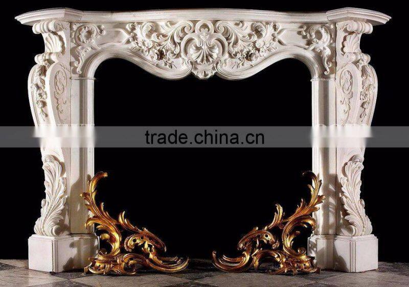 home decor modern european hand carved marble fireplace mantel
