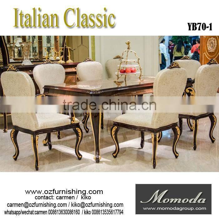 YB70-1 Luxury Executive Office Desk, Noble Italian Style Classic Reading Table/Chair/ Bookcase, Graceful Home Office Furniture