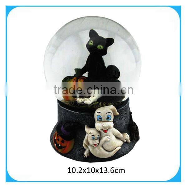 resin halloween water globe