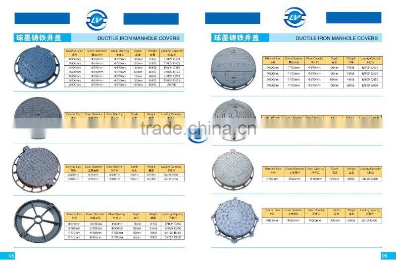 B125 Manhole Cover Hinged