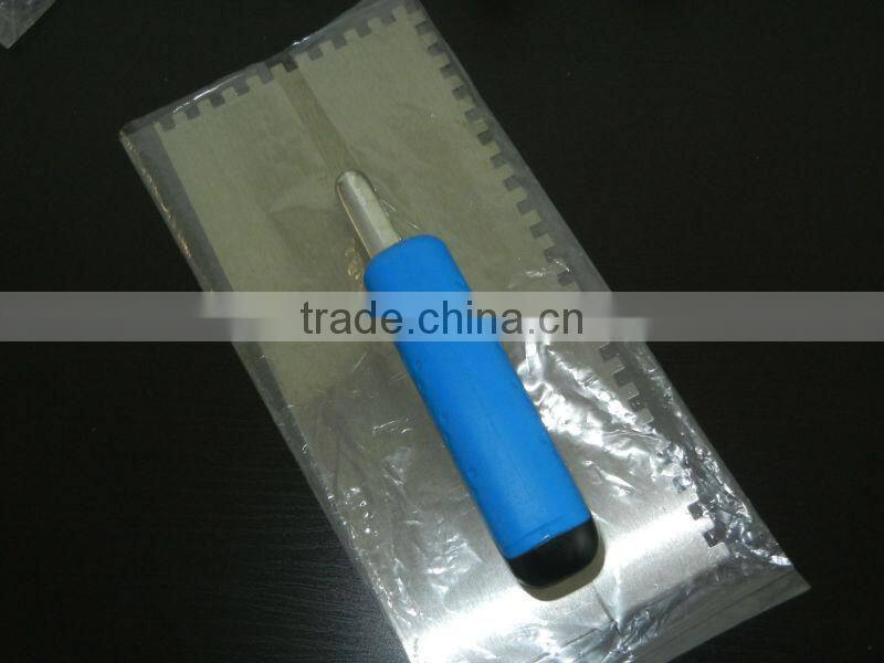 Best Selling Notch Trowel, Plastering trowel, Construction Trowel. Stainless Steel Plaster trowels,Adhesive Trowel