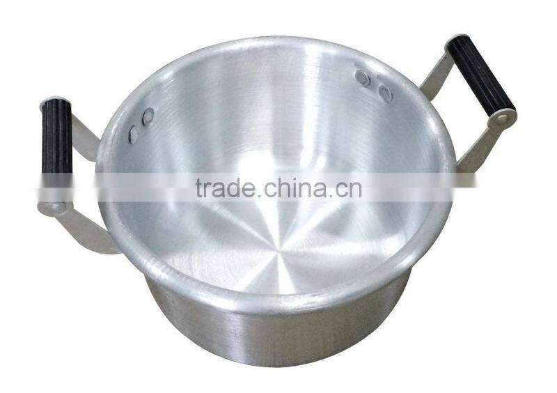 Hot sale cookware set satin aluminum pot