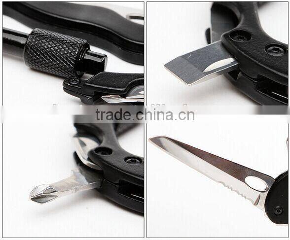 Multifunction Pocket Tool 5 in 1 Climbing Carabiner Tool with Knife