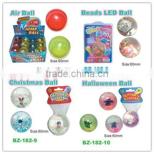 60mm glitter diamond bouncing ball