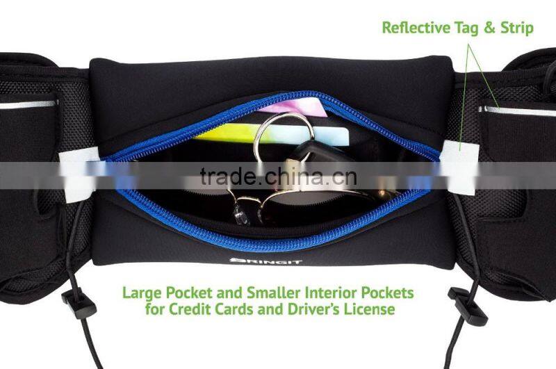 Running Belt with Water Bottles, Fuel Belt for Running, Race, Marathon, Hiking,