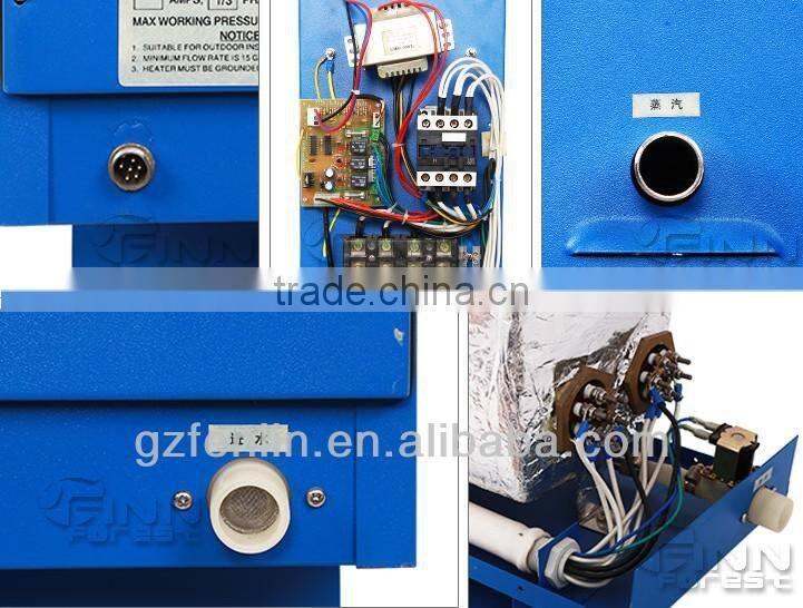 15kw digital outside controller panel sauna bath steam turbine generator