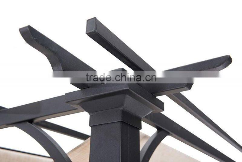 Patio Garden 10x10 Feet Grape Trellis Waterproof Metal Pergola