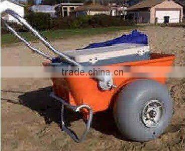 beach cart with balloon wheel