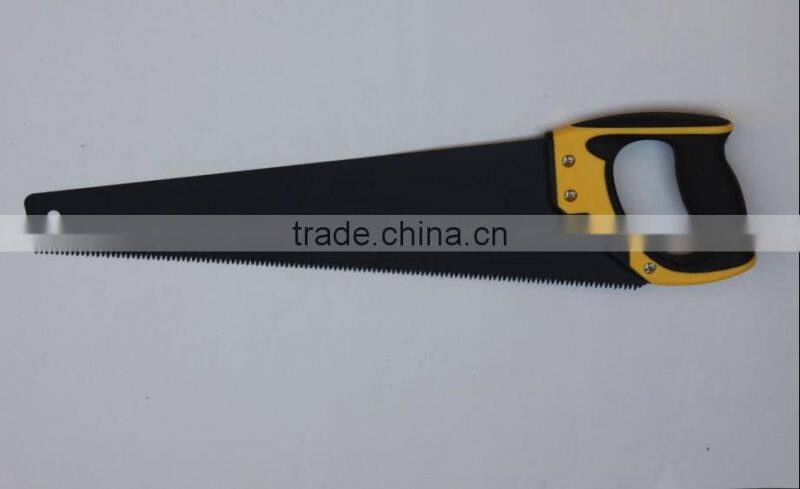 high quality carbon steel hand saw with soft rubber handle