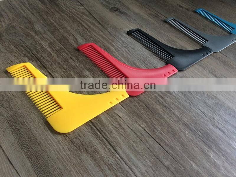 2017 best selling the bro-beard comb facial hair shaping tool beard comb
