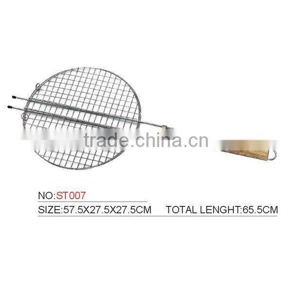 ST025 square stainless steel bbq grill