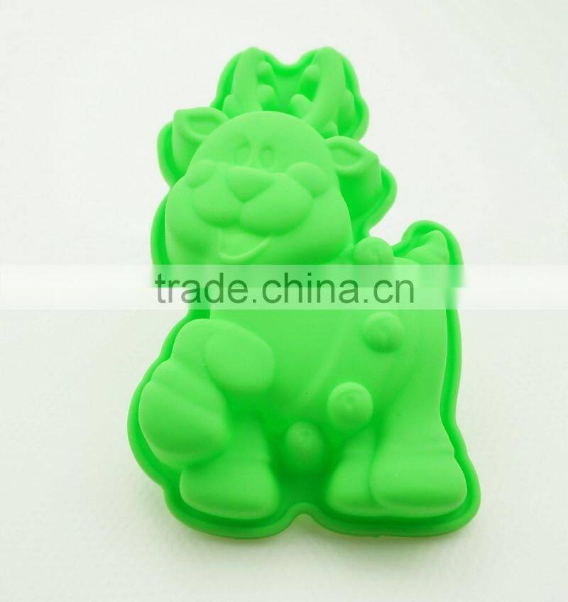11186 cow shape silicone chocolate mould,soap mold,diy cake mould