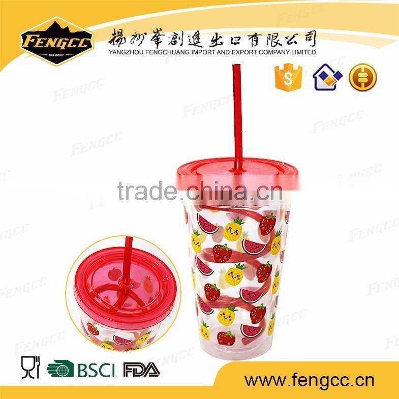 Eco-Friendly food grade kids bpa free baby straw cup