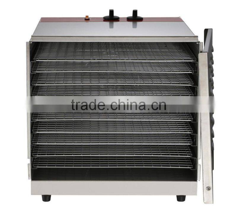 Hotel 10 Racks Stainless Steel Commercial Electric Food Dryer/Food Dehydrator