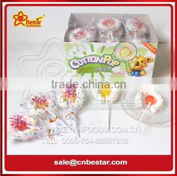 Fruity Flavour Gummy Roll Candy With Popping Candy