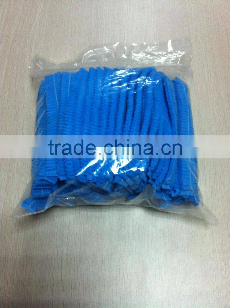 disposable non woven mob clip cap,gorro desechable,non woven face mask single/double elastic