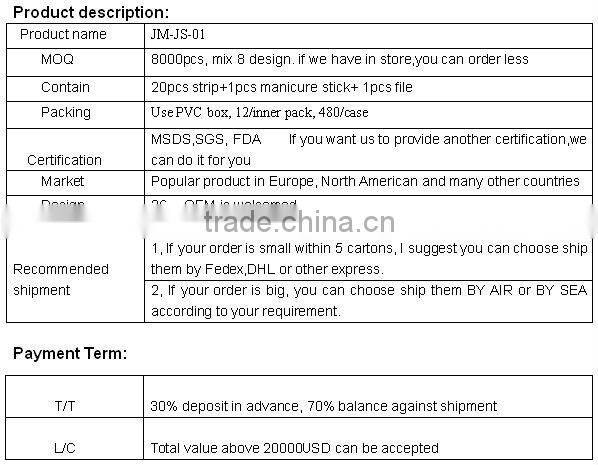 Newest Nail Art Jeweled Strips Shiny Crystal Wraps Decals Nail Foils Patch Tip Tips + 1 nail file + 1 manicure stick