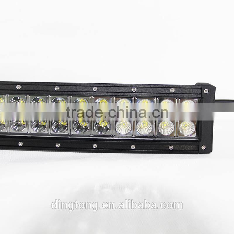 Curved 20 inch led light bar 120w 10-30v car roof light bar for jeep offroad truck