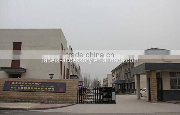 factory fashion logo leather suede label