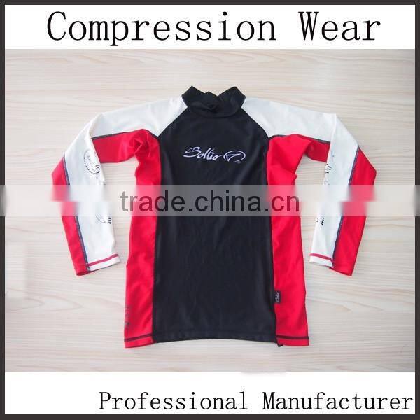 Hote Sale Sex Skinny Fitness Compression Wear / sublimation compression shirt for men