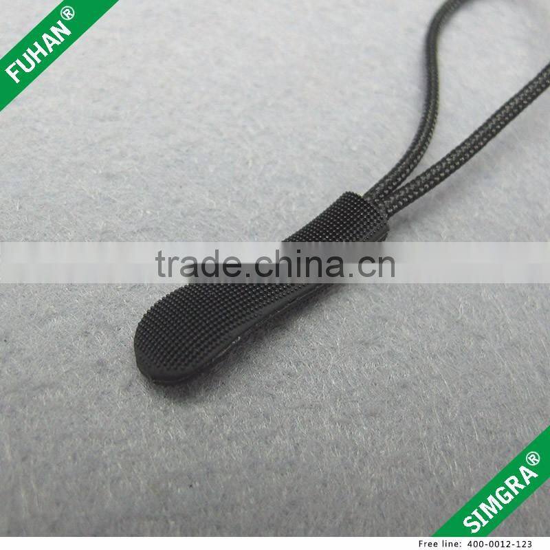 Popular Shape Brand Logo Durable PVC Zipper Sliders for Apparel