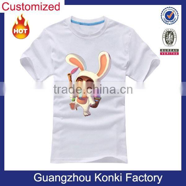 high quality white t-shirt/cheap plain white t-shirt/bulk wholesale uk white t-shirt